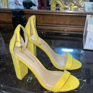 Fashion Nova Yellow Women's Heels